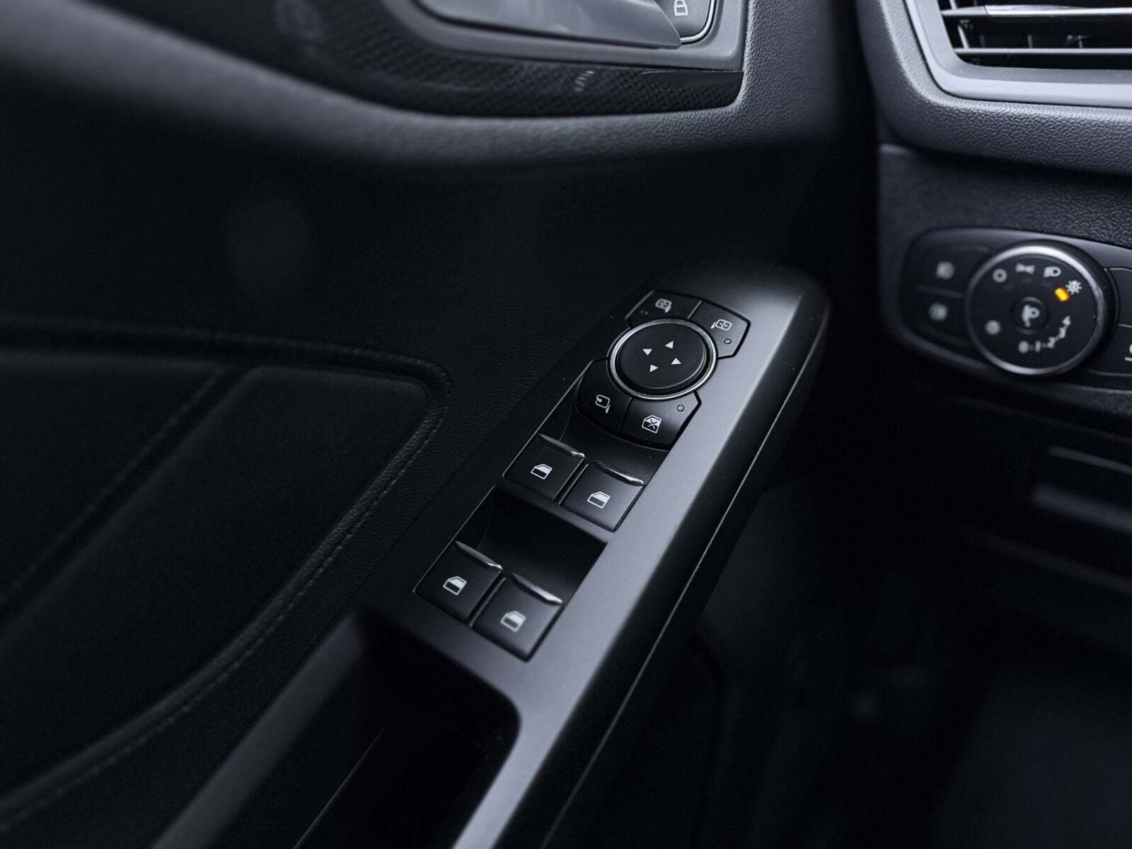 Rød Ford Focus fra 2018