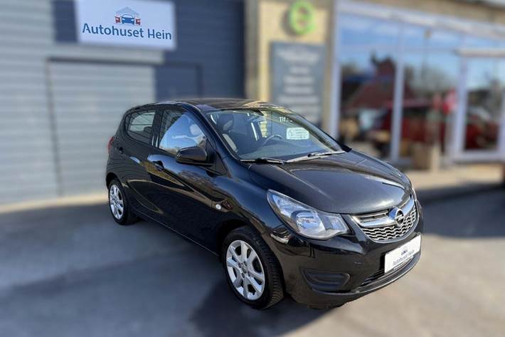 Sort Opel Karl fra 2016 set udefra