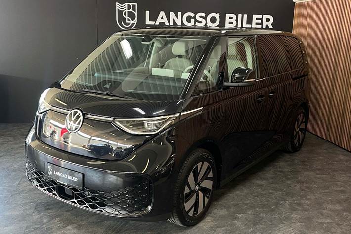 Sort VW ID.Buzz fra 2023 set udefra