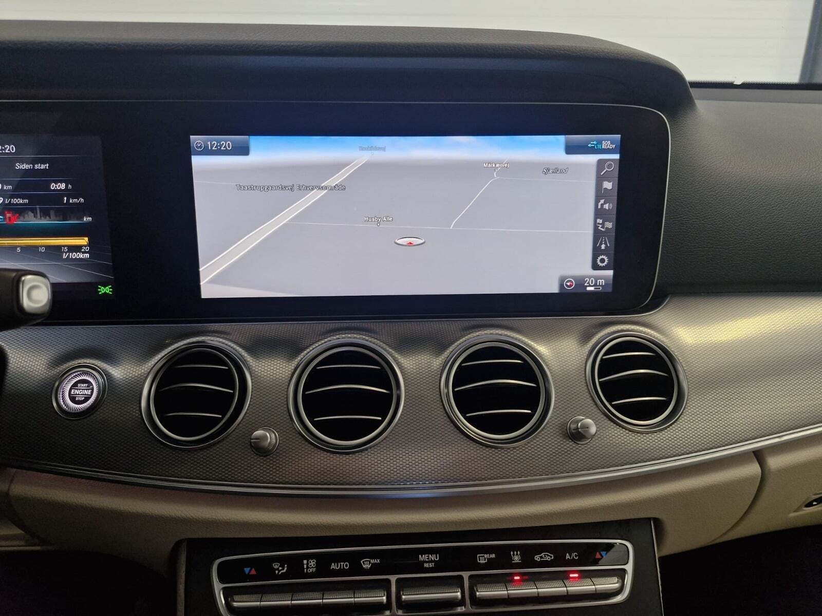 Sort Mercedes E200 fra 2019