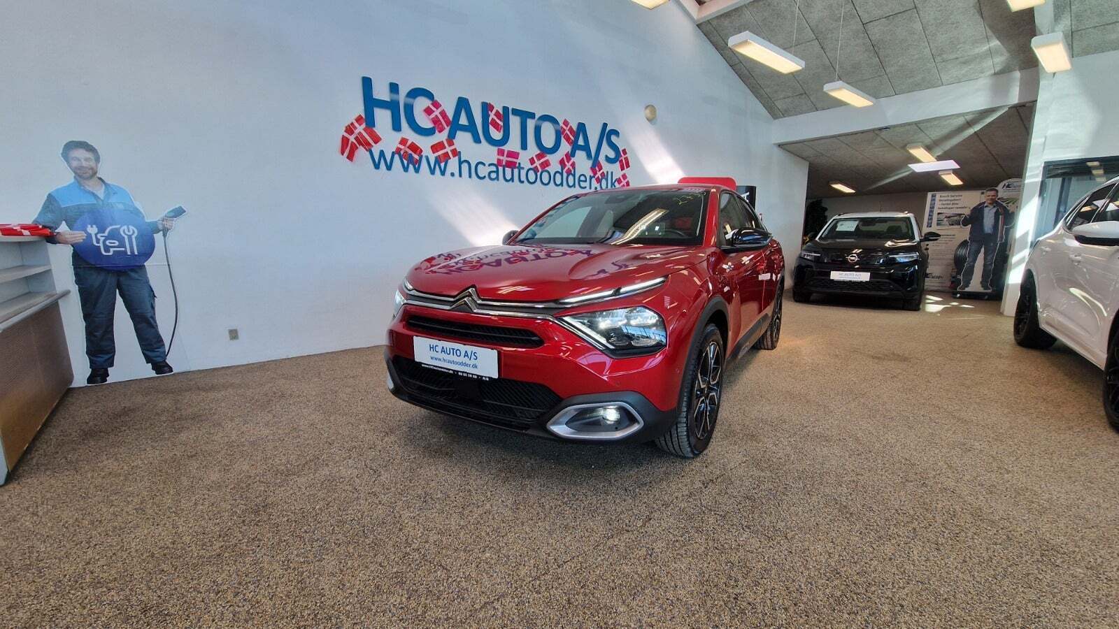 Rød Citroën ë-C4 fra 2024