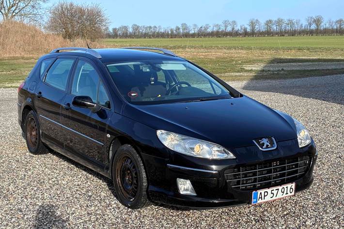Sort Peugeot 407 fra 2009