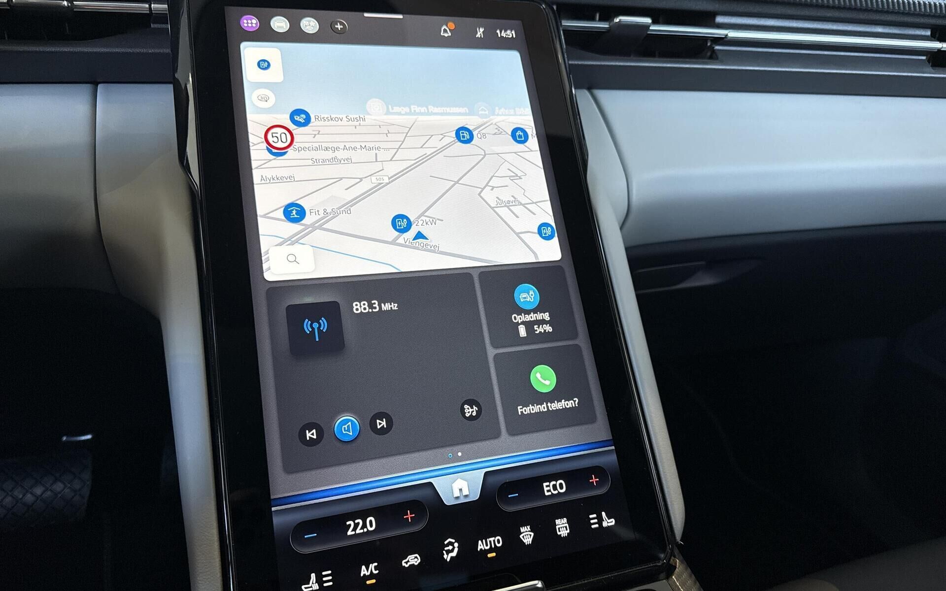 Blå Ford Explorer fra 2024