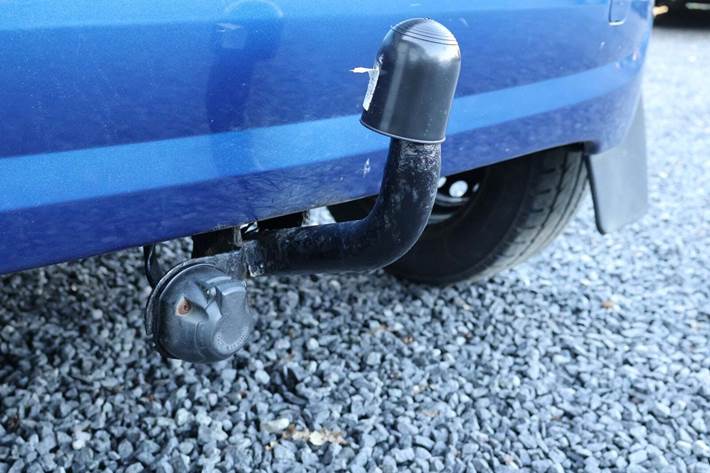 Blå Fiat Panda fra 2004