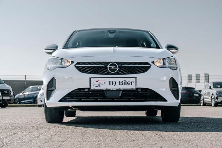 Hvid Opel Corsa-e fra 2021