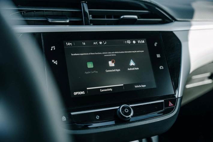 Hvid Opel Corsa-e fra 2021