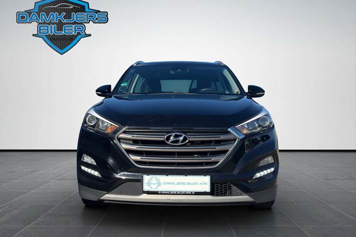 Gul Hyundai Tucson fra 2017