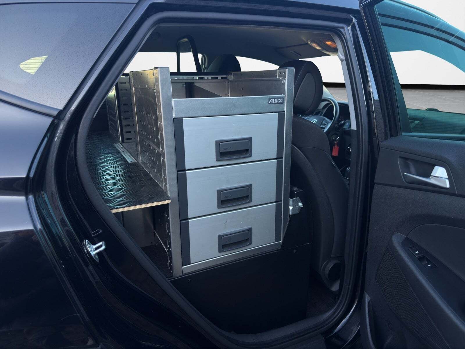 Gul Hyundai Tucson fra 2017