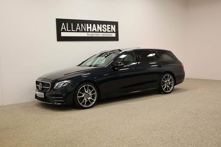 Grøn Mercedes E43 fra 2018