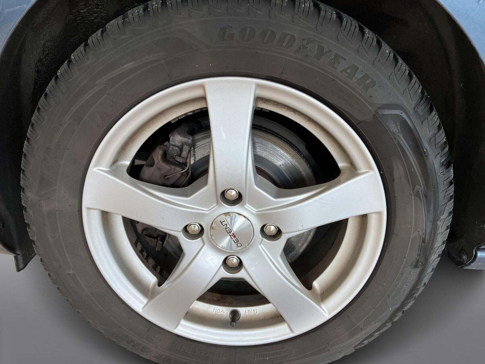 Blå Ford Fiesta fra 2021