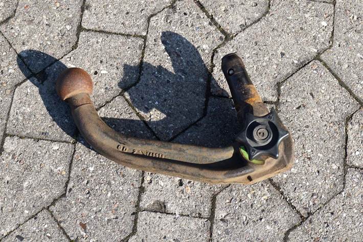 Hvid Mercedes C220 fra 2014