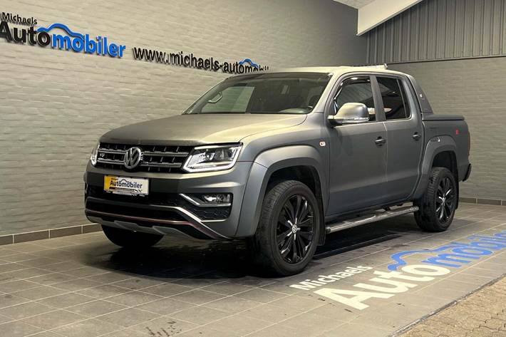 Grå VW Amarok fra 2019 set udefra