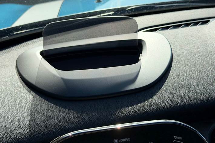 Blå Mini Cooper SE fra 2023