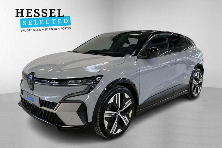 Grå Renault Megane E-Tech fra 2023 set udefra
