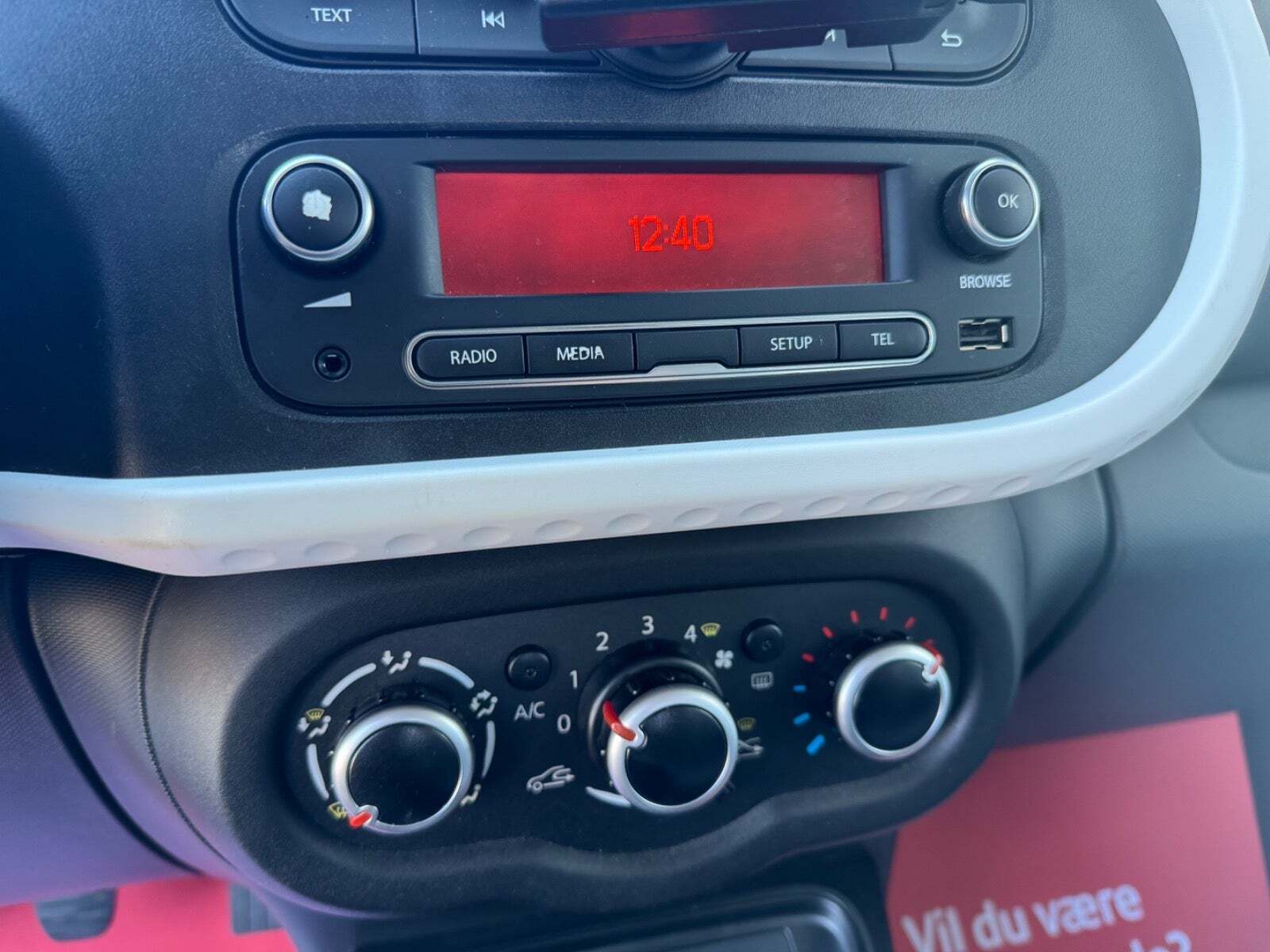 Blå Renault Twingo fra 2021