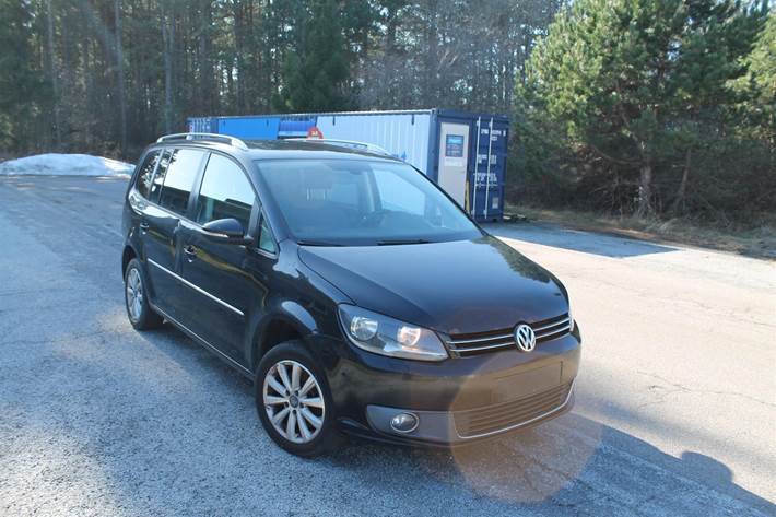 Sort VW Touran fra 2011