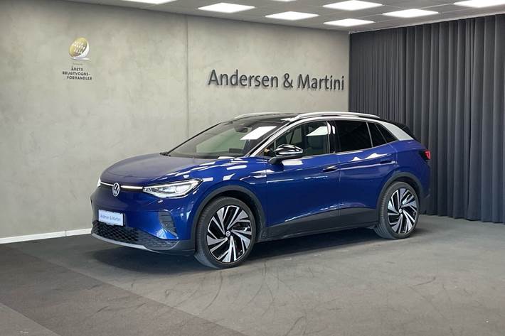 Blå VW ID.4 fra 2021