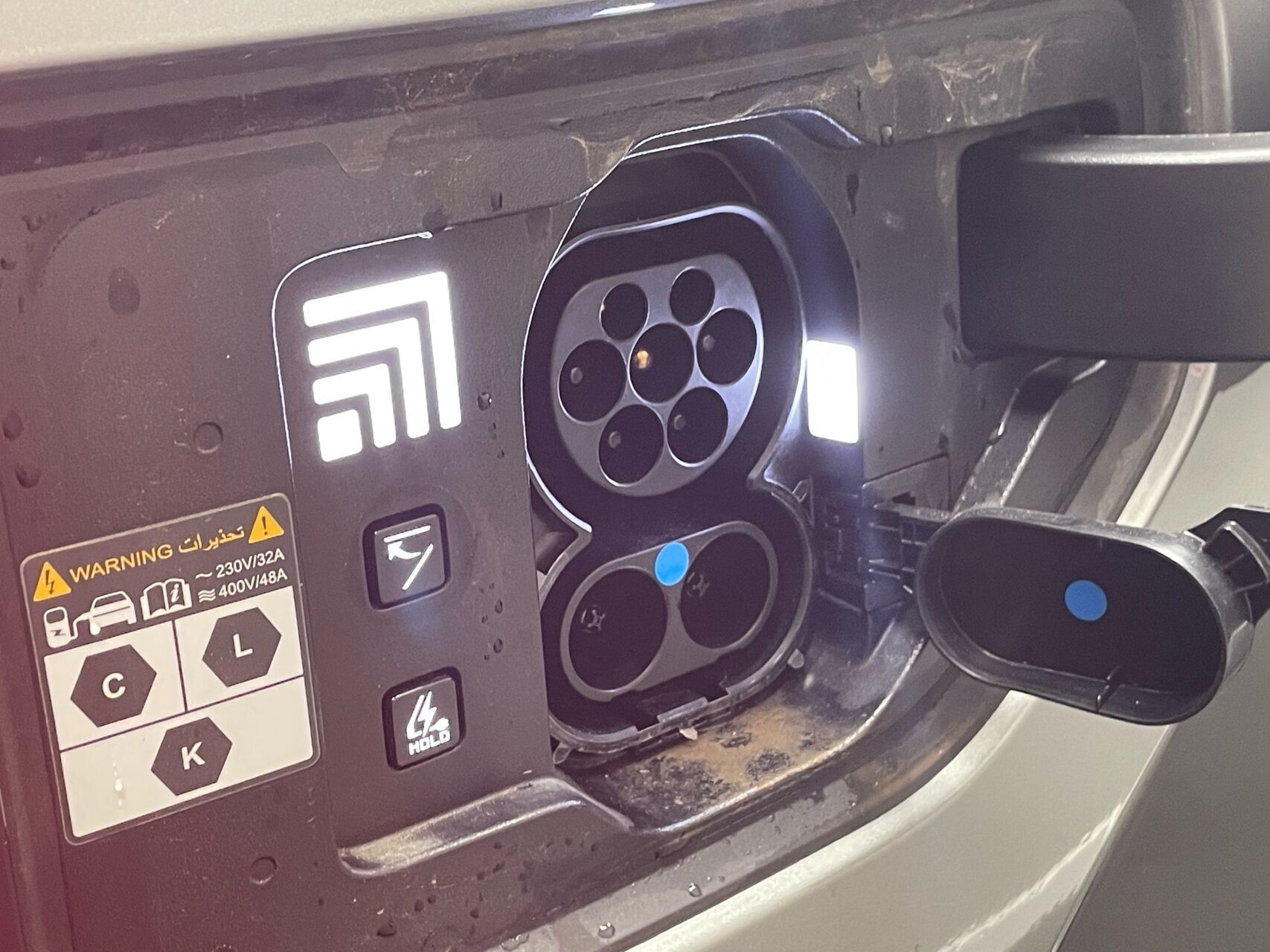 Grå Kia EV9 fra 2025