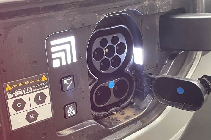 Grå Kia EV9 fra 2025