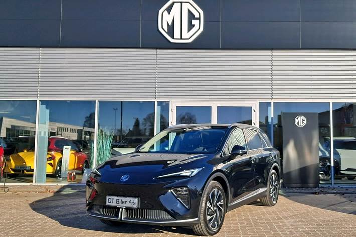 Sort MG MGS6 Electric fra 2026 set udefra
