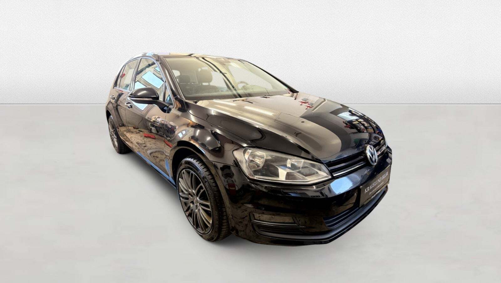 Grøn VW Golf VII fra 2014