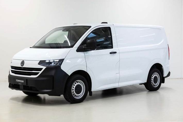 Hvid VW e-Transporter fra 2025