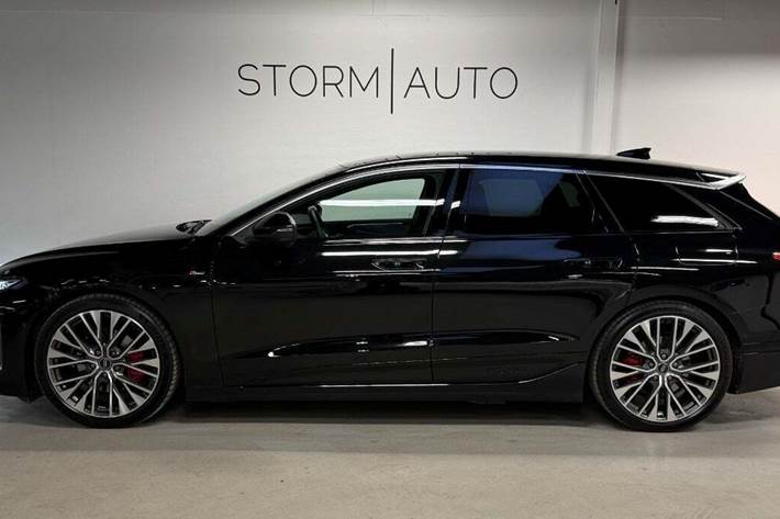 Sort Audi A6 e-tron fra 2025