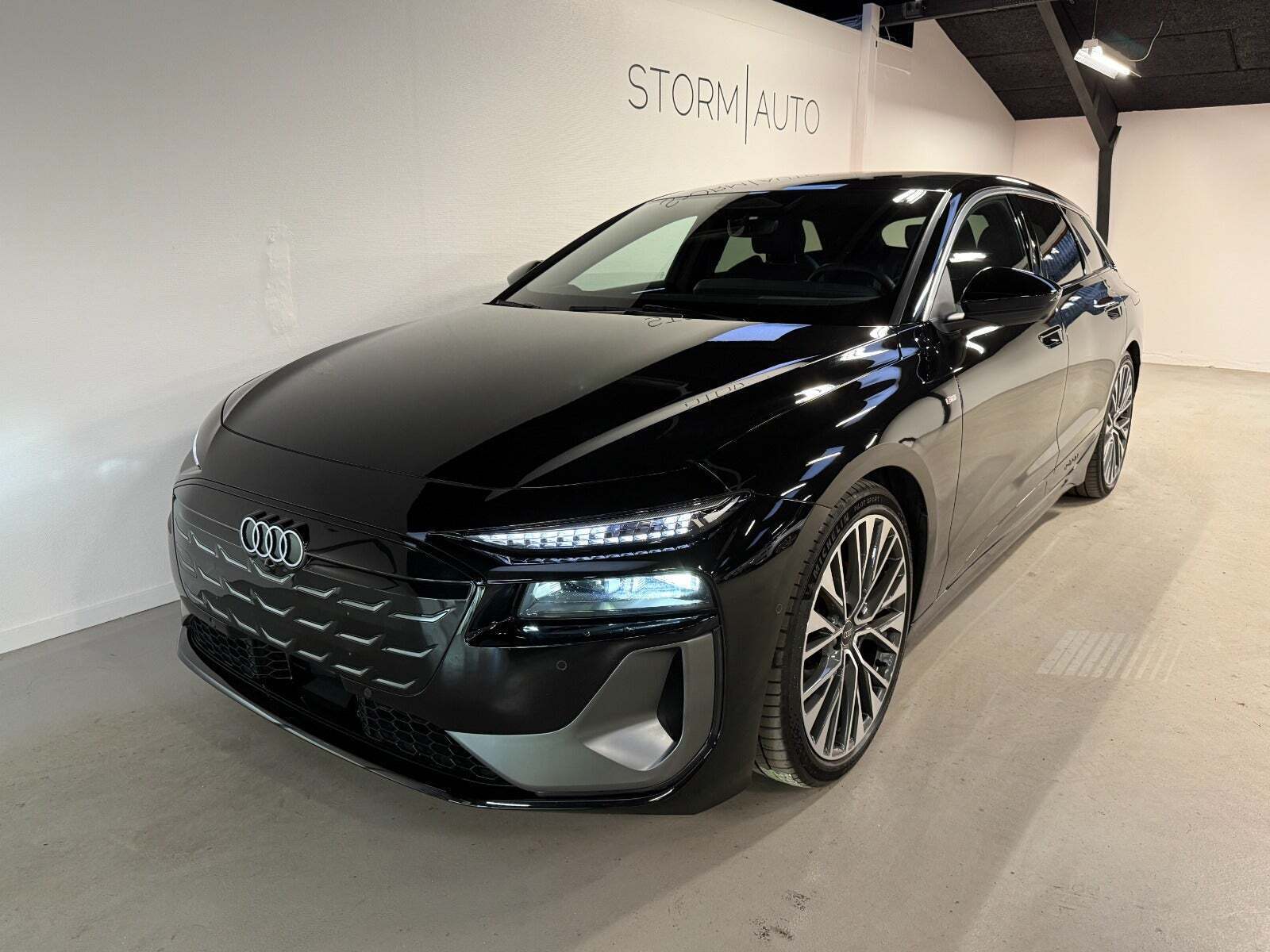 Sort Audi A6 e-tron fra 2025