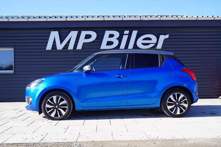 Blå Suzuki Swift fra 2019
