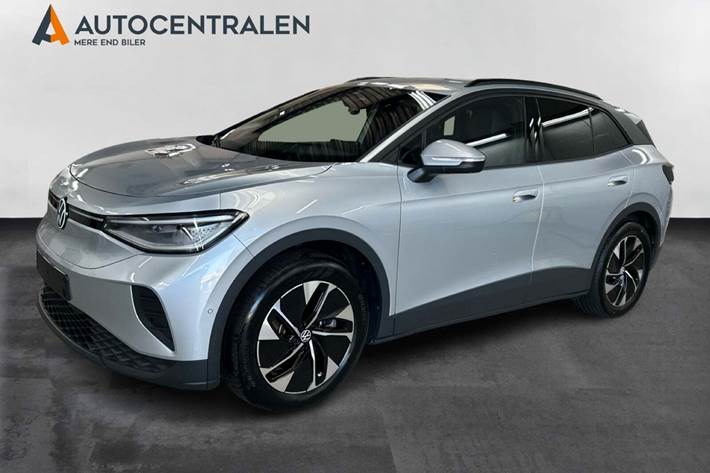 Sølv VW ID.4 fra 2025 set udefra