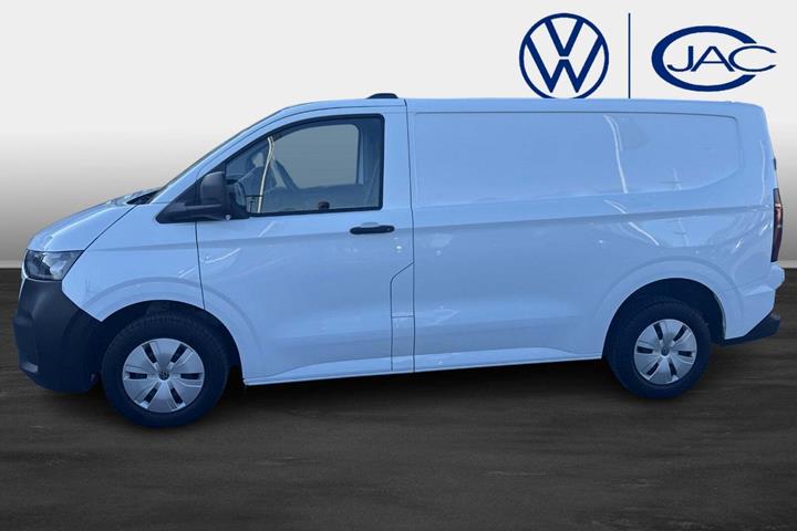 Hvid VW Transporter fra 2025