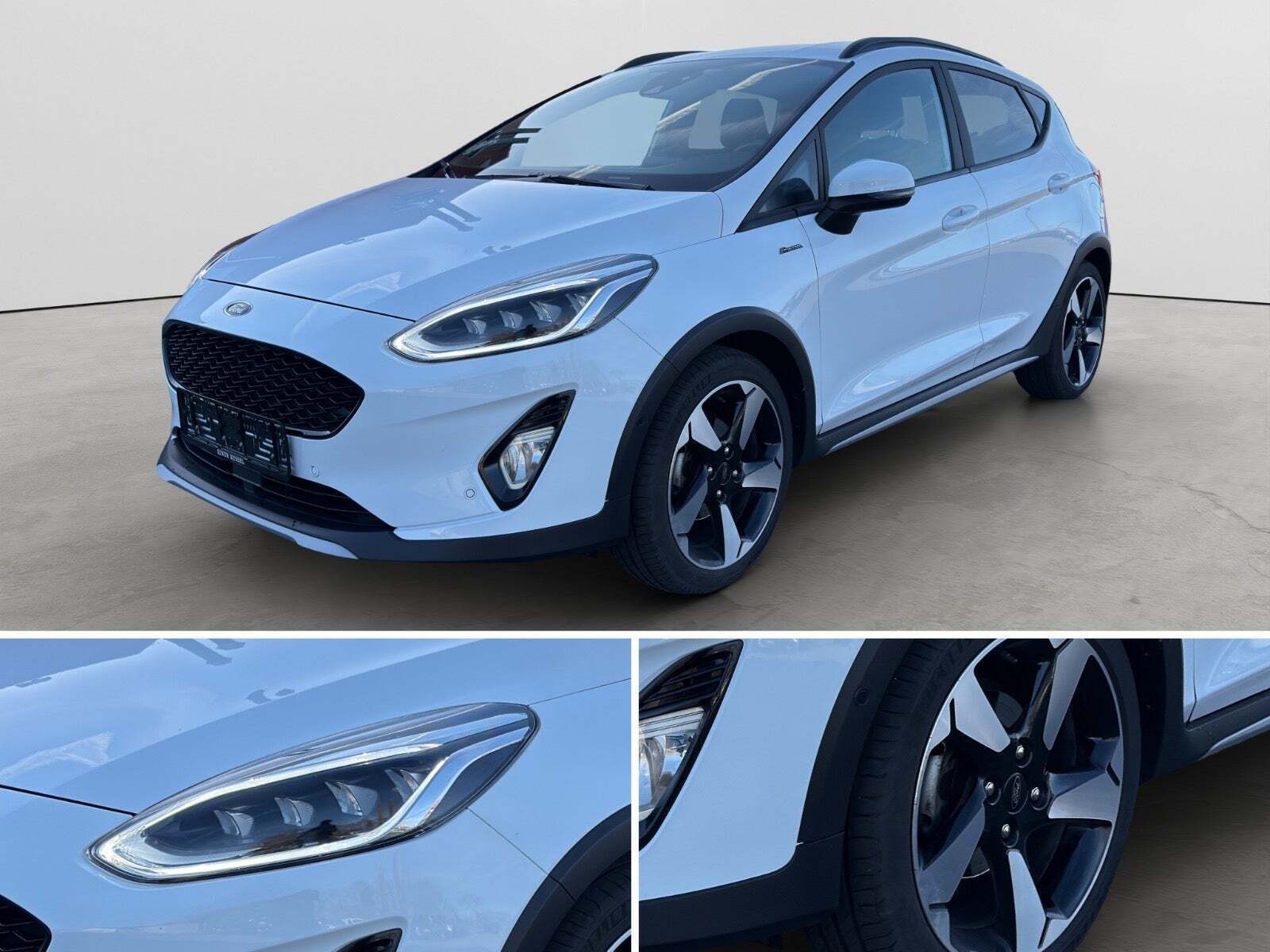 Hvid Ford Fiesta fra 2021