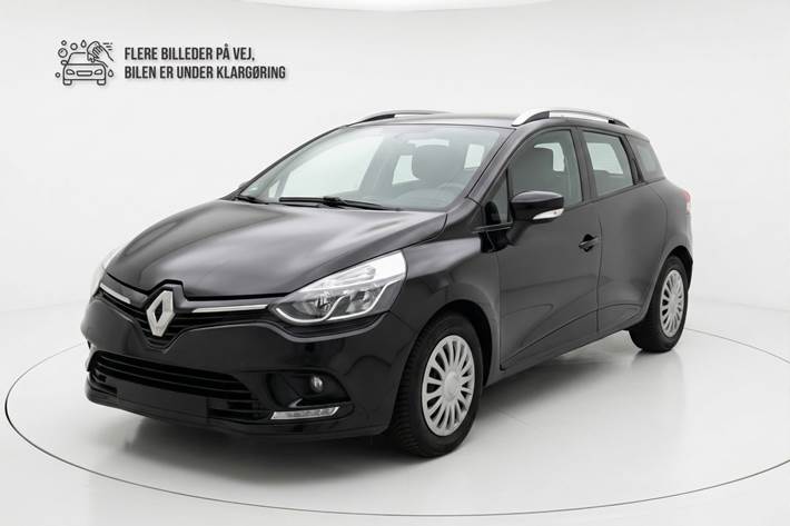 Sort Renault Clio IV fra 2016 set udefra