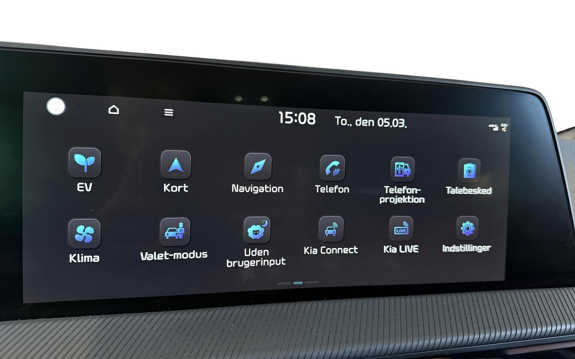 Sølv Kia EV6 fra 2022