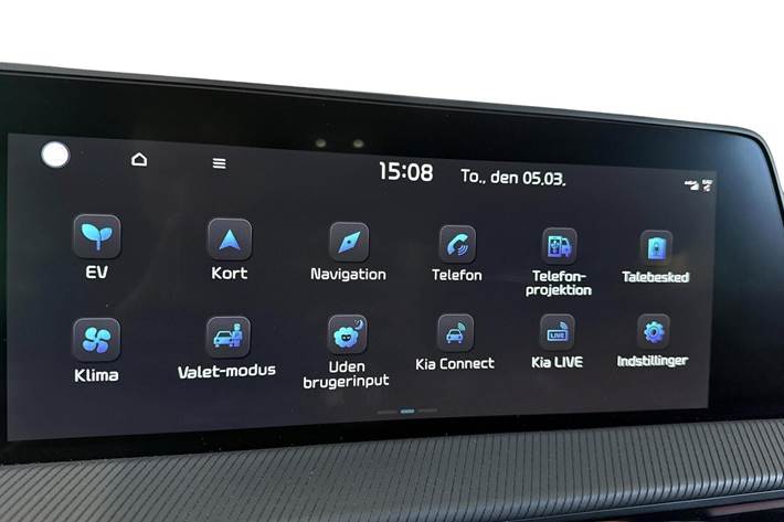 Sølv Kia EV6 fra 2022