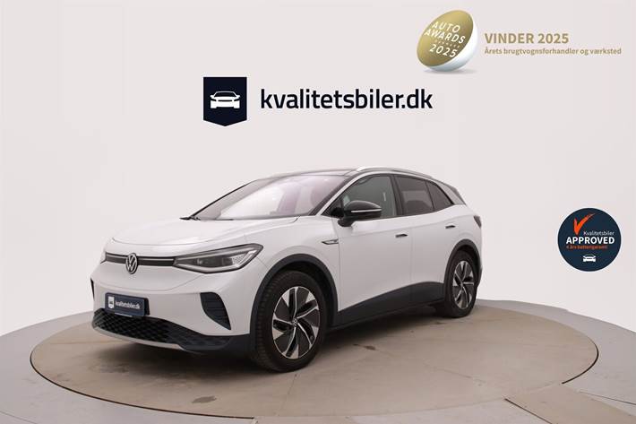 Hvid VW ID.4 fra 2022 set udefra