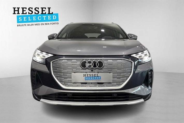 Grå Audi Q4 e-tron fra 2022