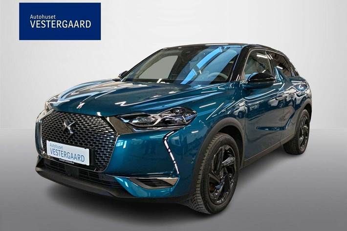 Blå DS DS 3 CrossBack fra 2022 set udefra
