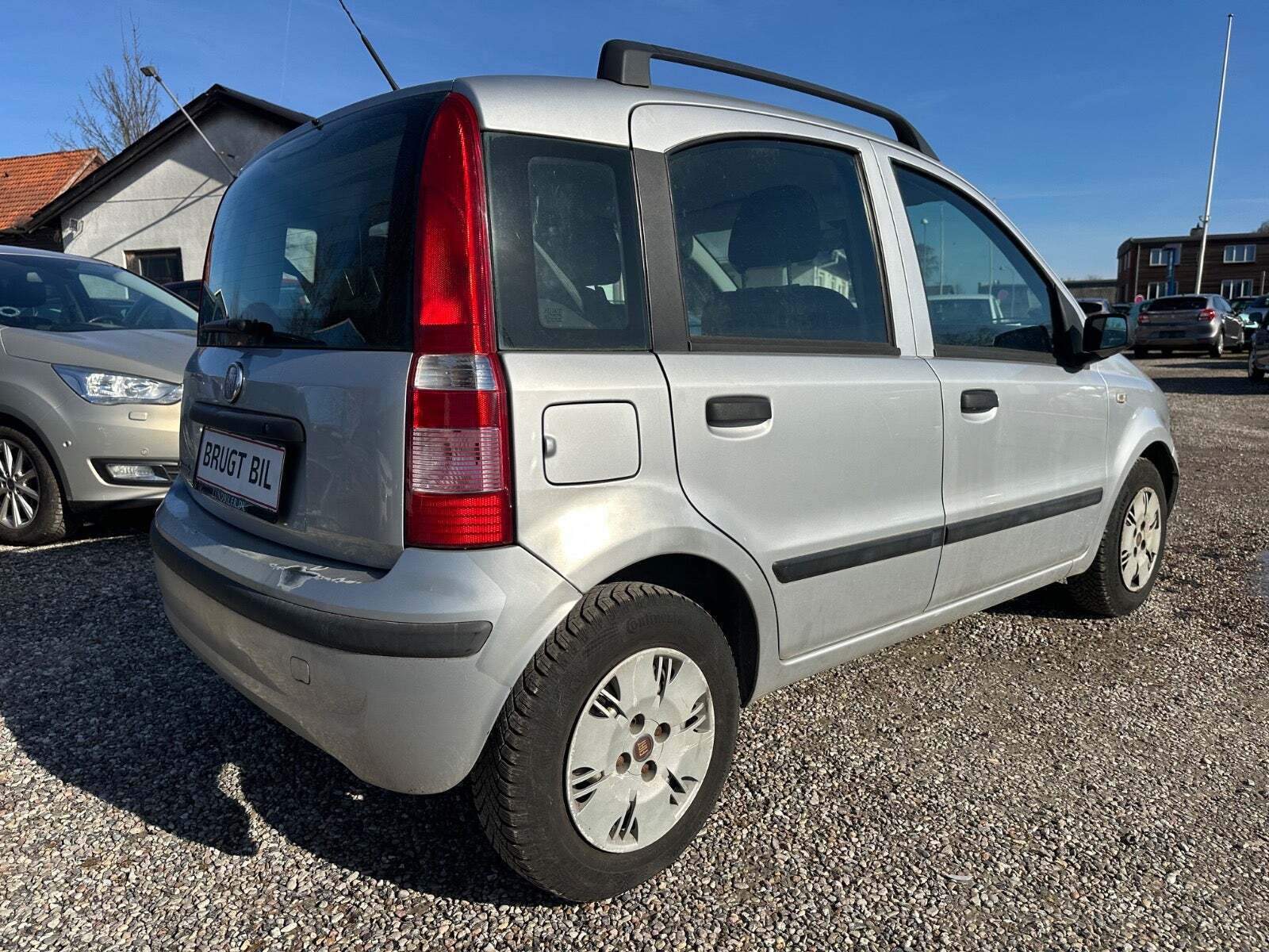 Sølv Fiat Panda fra 2010
