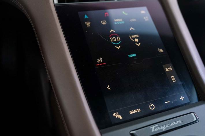 Sort Porsche Taycan 4S fra 2022