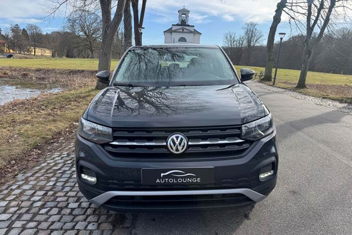 Grå VW T-Cross fra 2020