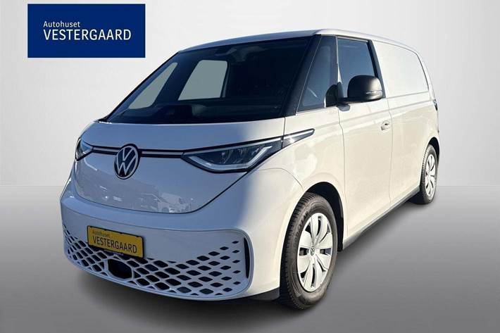 Hvid VW ID.Buzz fra 2024 set udefra