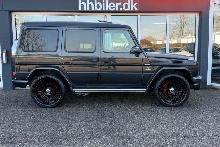 Grå Mercedes G63 fra 2017