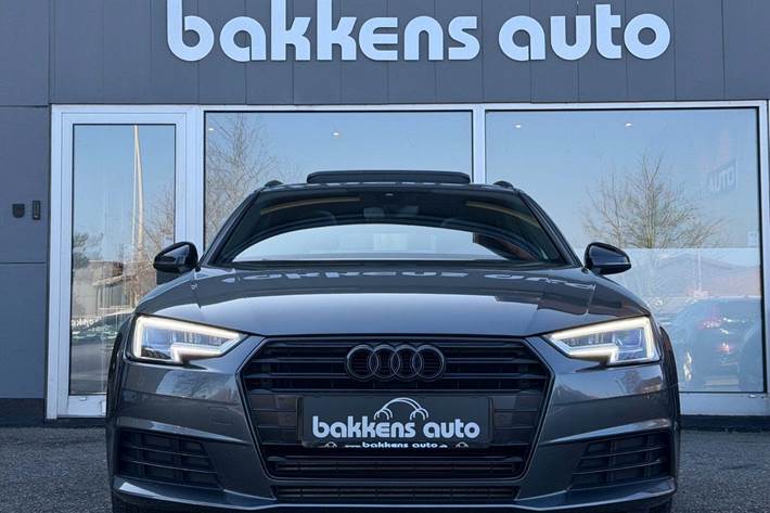 Grå Audi A4 fra 2018
