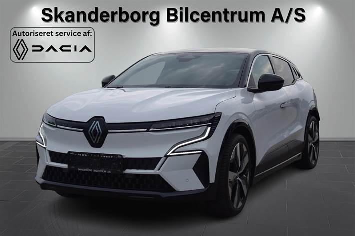 Hvid Renault Mégane fra 2023 set udefra