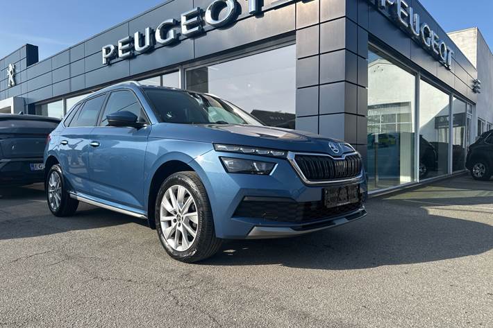 Blå Skoda Kamiq fra 2021