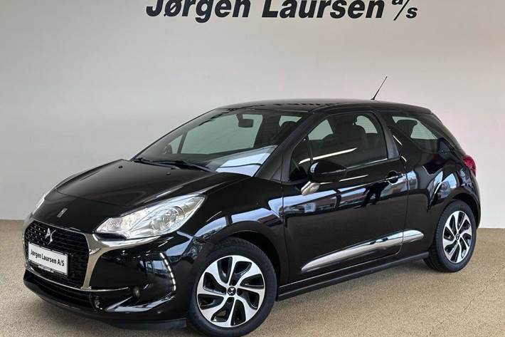 Sort DS DS3 fra 2019 set udefra