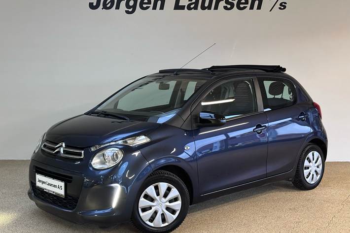 Grå Citroën C1 fra 2015 set udefra