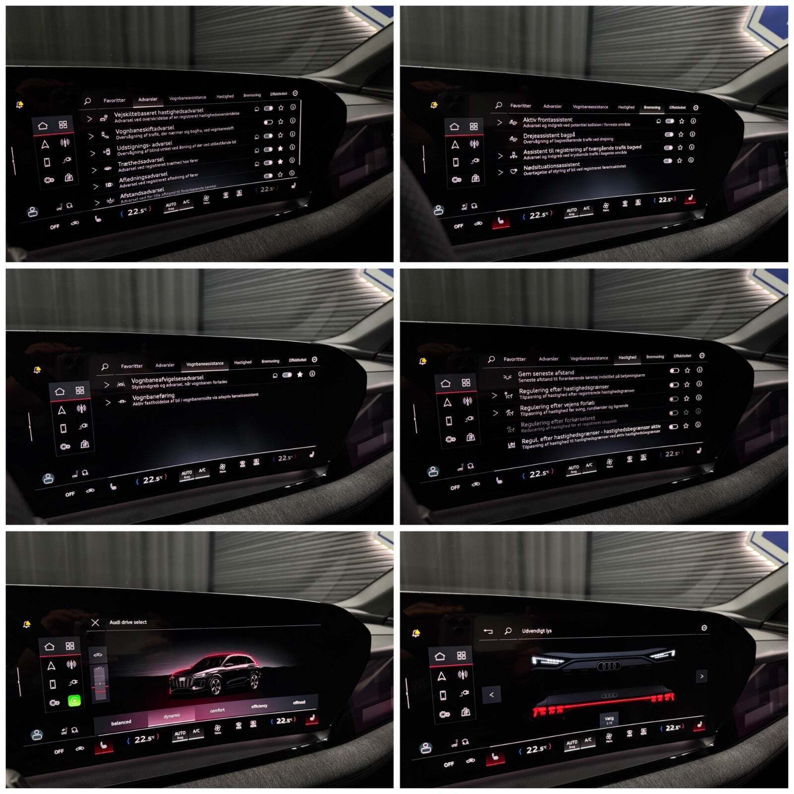 Sort Audi Q6 e-tron fra 2025