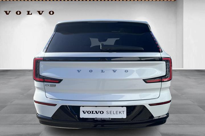 Hvid Volvo EX90 fra 2025